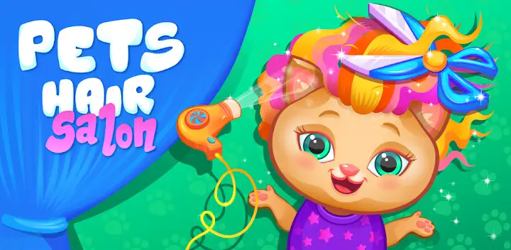 Pets Hair Salon — Android game banner