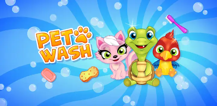 Pet Wash — Android game banner