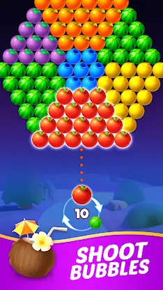 Bubble Shooter：Fruit Splash screenshot 1