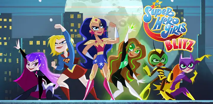 DC Super Hero Girls Blitz — Android game banner