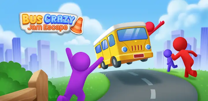 Bus Crazy: Jam Escape — Android game banner