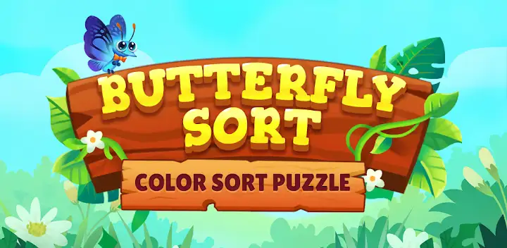 Butterfly Sort - Sort Puzzle — Android game banner