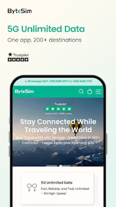 ByteSIM eSIM - Data Plan screenshot 1