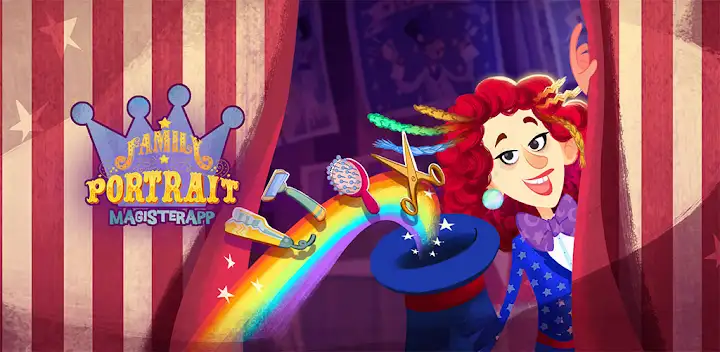 Hair Salon: Family Portrait — Android game banner