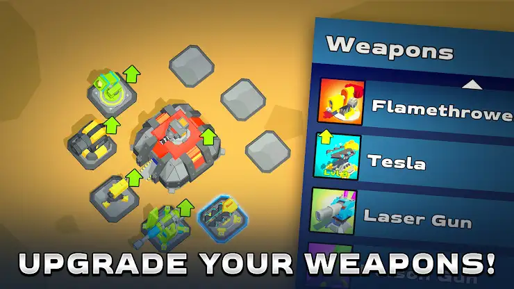 Mega alien siege: Turret base screenshot 2