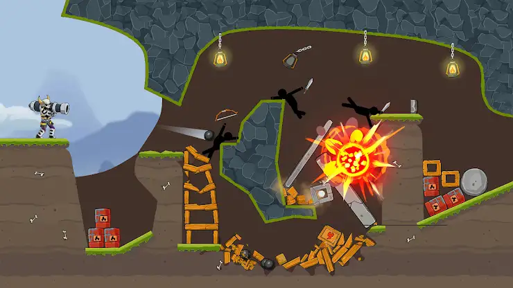 Boom Stick: Bazooka Puzzles screenshot 4
