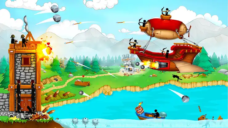 The Catapult: Stickman Pirates screenshot 2
