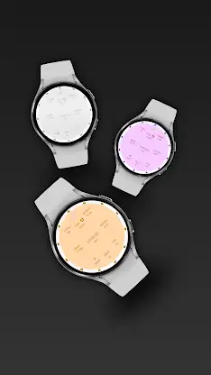 Simple White Watch Face CWF001 screenshot 4