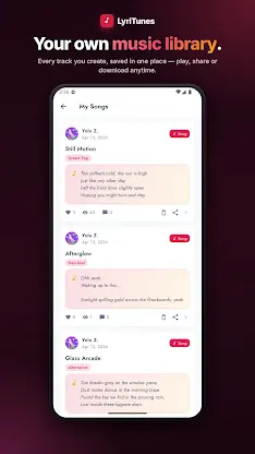 LyriTunes - Lyrics, Song Maker screenshot 6