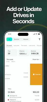 Mileage Tracker: Trip Log screenshot 3