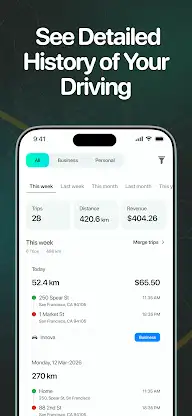 Mileage Tracker: Trip Log screenshot 4