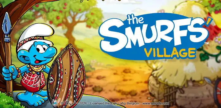Smurfs' Village — Android game banner