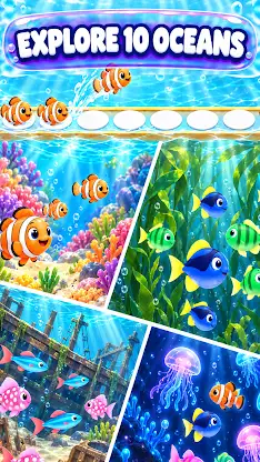 Catch The Fish: Merge Tile screenshot 4