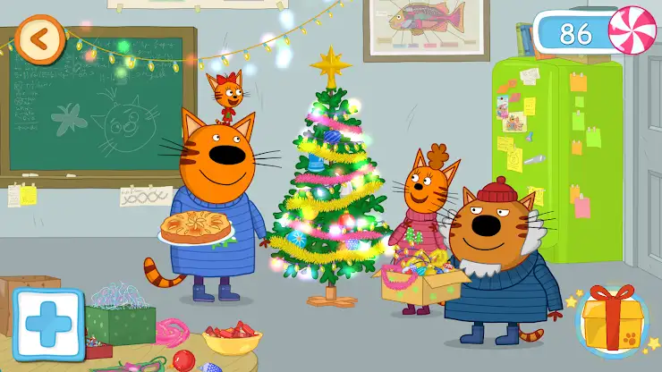 Kid-E-Cats. Winter Holidays screenshot 1