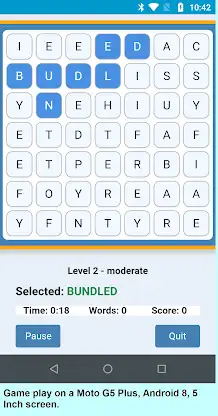 Word Construct Solitaire screenshot 1