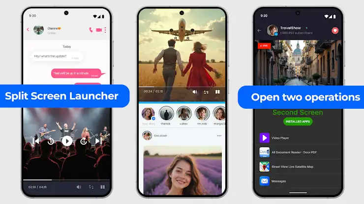 Split Screen Launcher screenshot 1