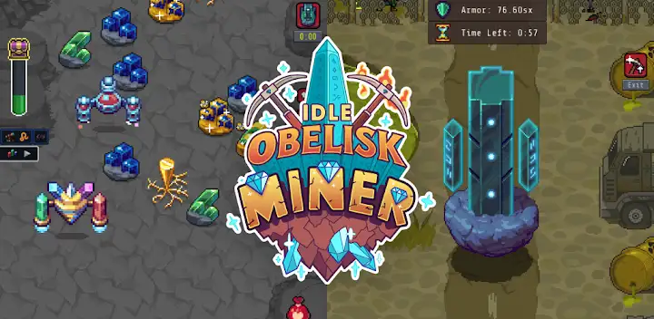 Idle Obelisk Miner — Android game banner