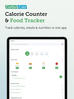 Carbs & Cals: Diet & Diabetes screenshot 9