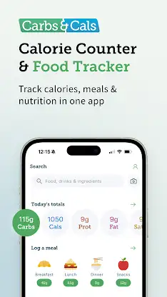 Carbs & Cals: Diet & Diabetes screenshot 1