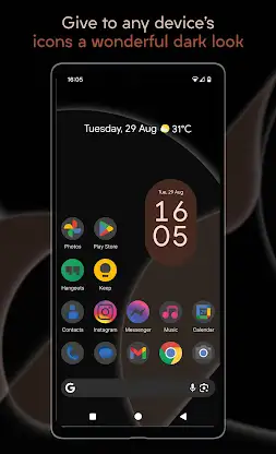 Darkful - Icon Pack screenshot 1