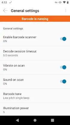 Barcode screenshot 3