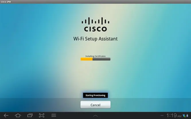Cisco Network Setup Assistant screenshot 2