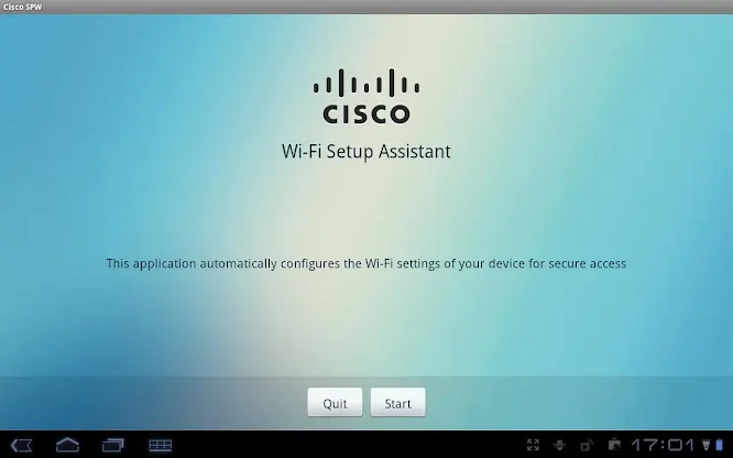 Cisco Network Setup Assistant screenshot 1