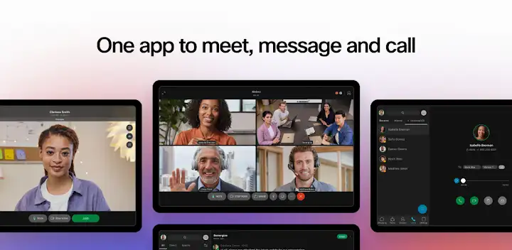 Webex Intune — Android app banner