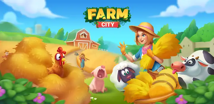 Farm City: Farming & Building — Android game banner