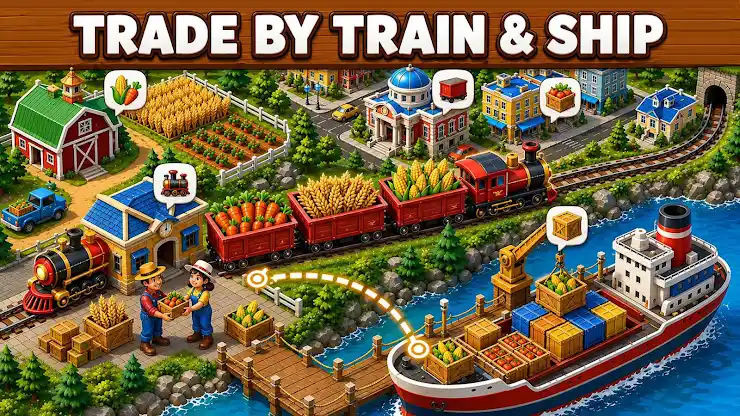 NewCity: Town Building Farming screenshot 8