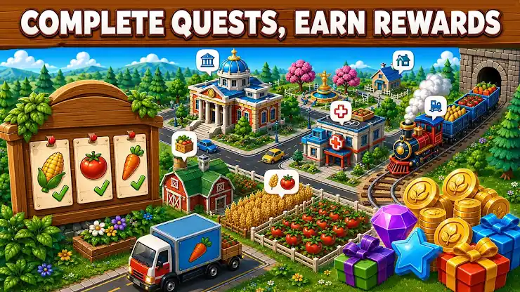 NewCity: Town Building Farming screenshot 5