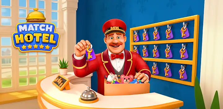 Match Hotel - Match 3D Game — Android game banner