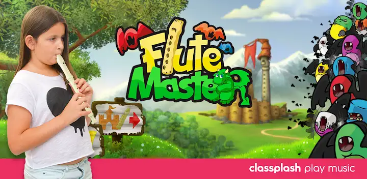 Learn recorder: Flute Master — Android app banner