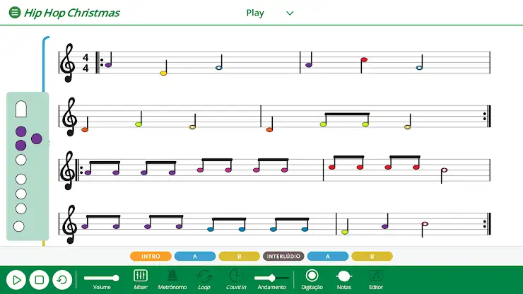 Play-along screenshot 2
