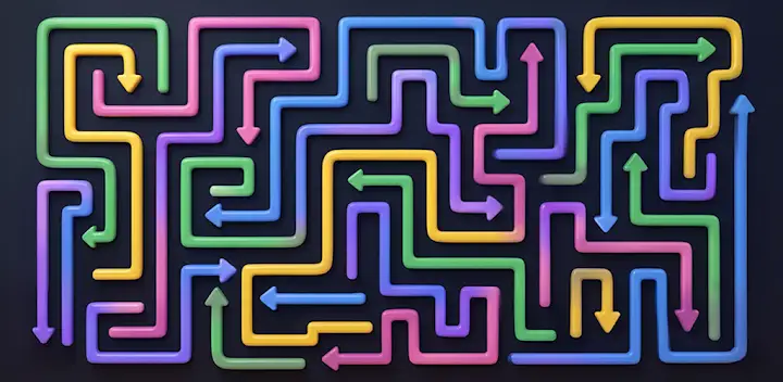 Arrow Slide Puzzle — Android game banner