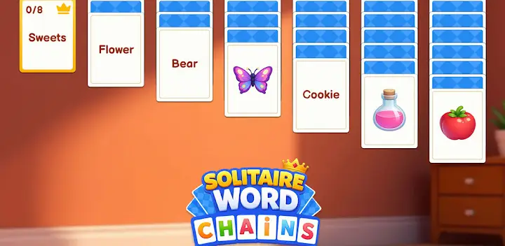 Solitaire Word Chains — Android game banner