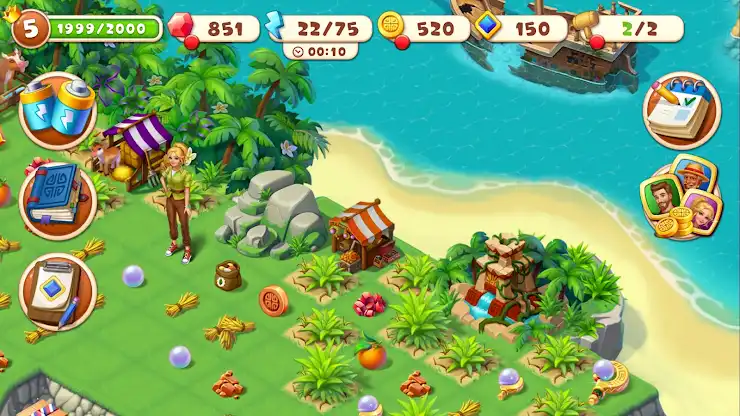 Tropical Merge: Merge game screenshot 7