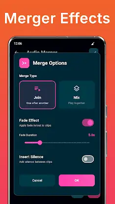 Audio Merger and MP3 Joiner screenshot 3