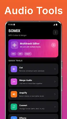 MP3 Cutter and Merger – SOMIX screenshot 1