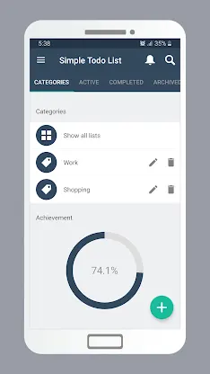 Simple Todo List - Task List m screenshot 1
