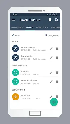 Simple Todo List - Task List m screenshot 2
