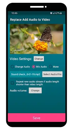 Replace Add Audio to Video screenshot 3