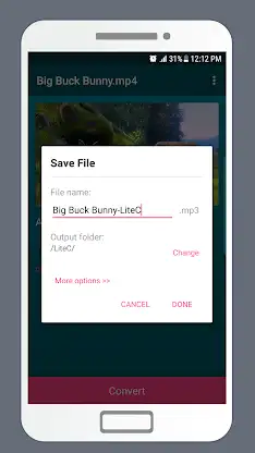 LiteC Video MP3 Audio Extract screenshot 4