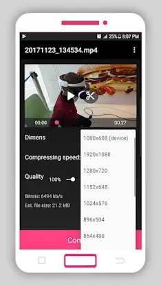 Smart Video Compressor resizer screenshot 5