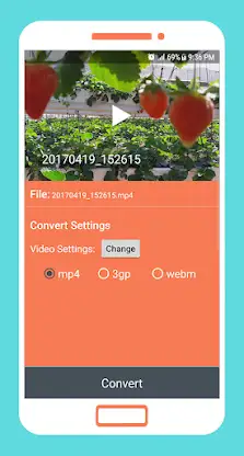 To mp4 3gp webm Video Converte screenshot 2