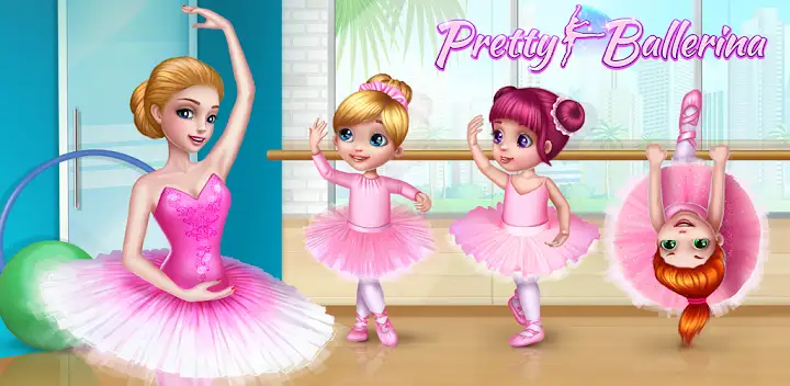 Pretty Ballerina - Girl Game — Android game banner