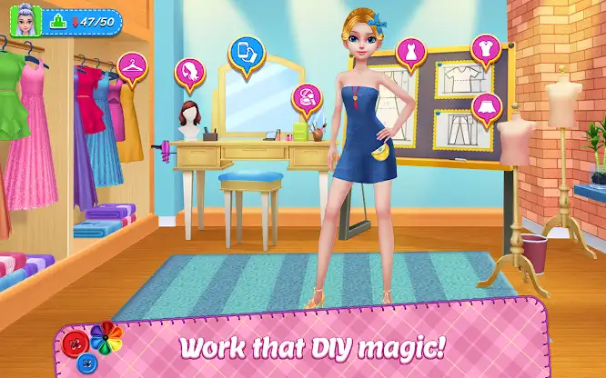 DIY Fashion Star - Doll Game screenshot 5