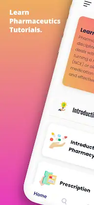 Learn Pharmaceutics Tutorials screenshot 1
