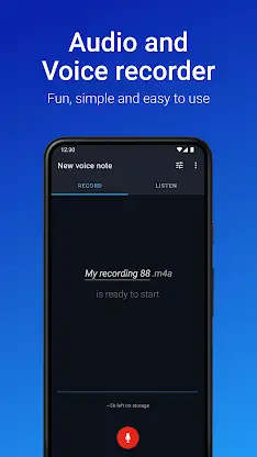Easy Voice Recorder screenshot 1