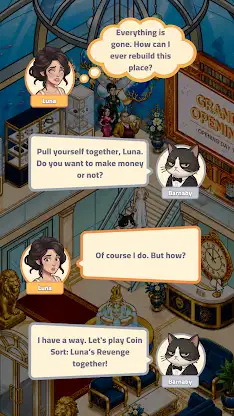 Coin Sort: Luna’s Revenge screenshot 2